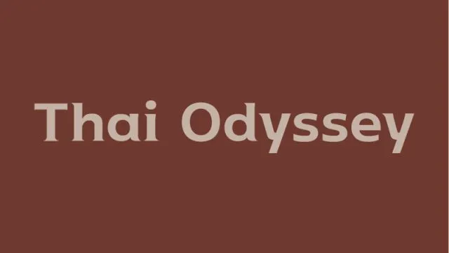Thai Odyssey-100